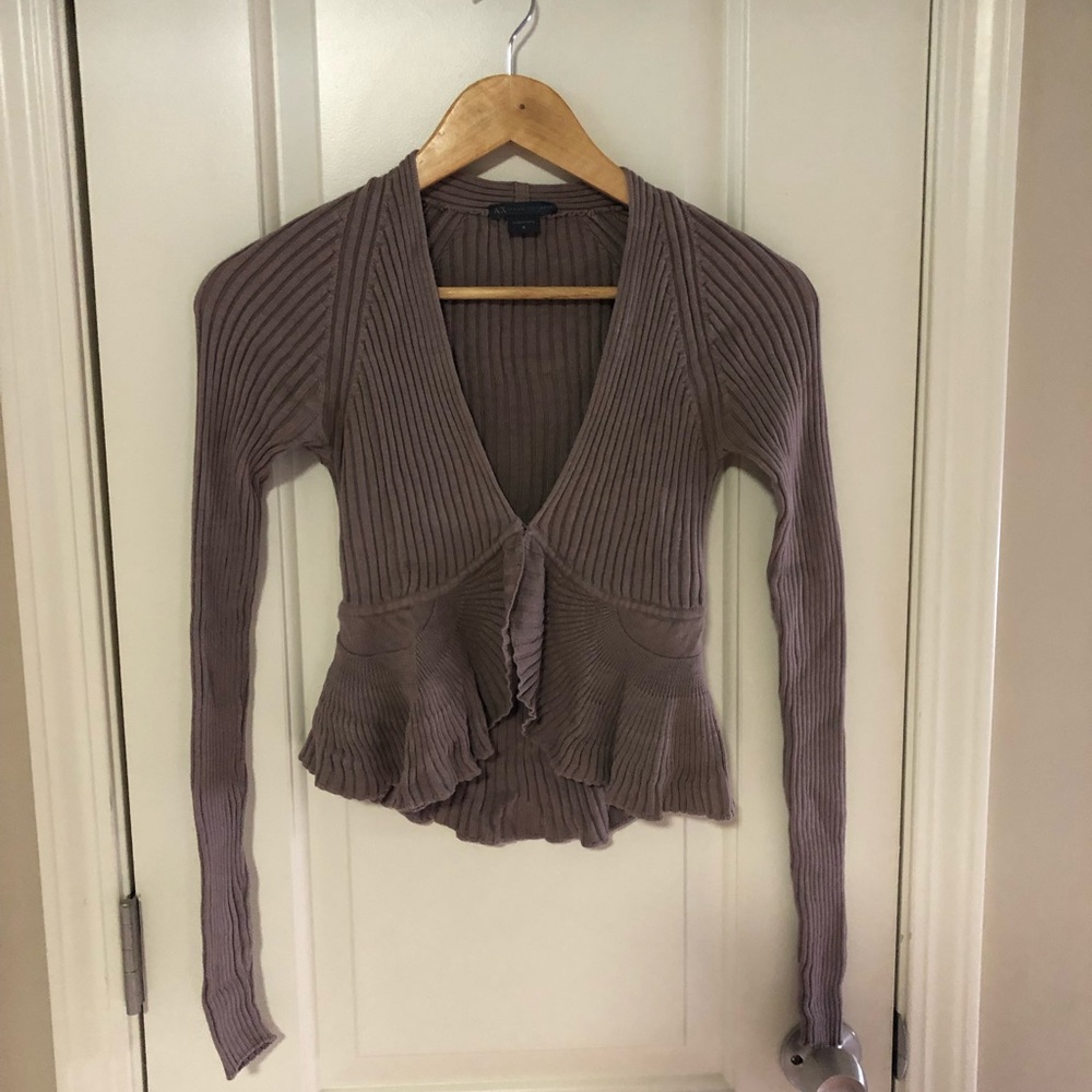 CLOSET BLOWOUT! Armani Exchange peplum cardigan